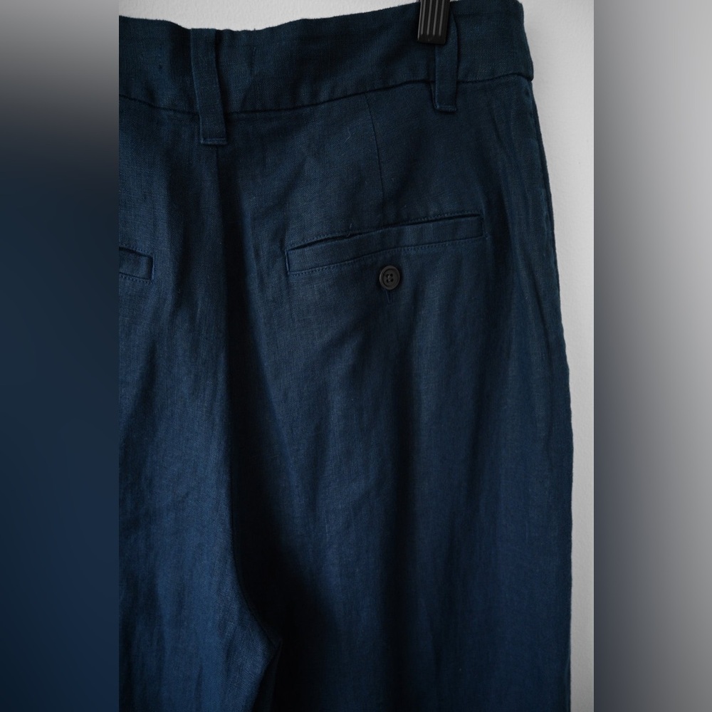 Madewell "The Harlow" Wide Leg Linen Pant NWT - Picture 10 of 12